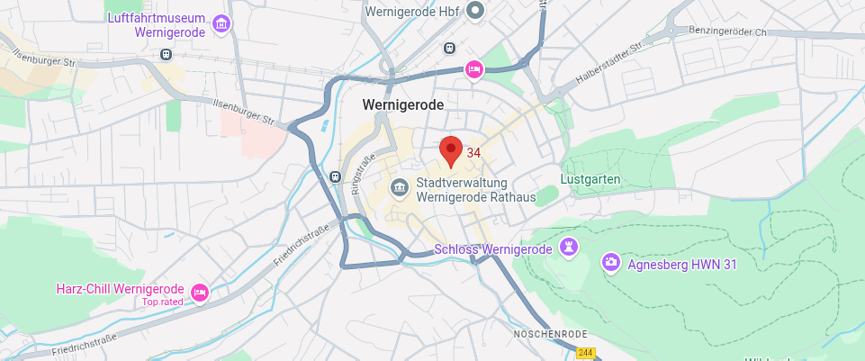 Karte – Breite Straße 34, Wernigerode